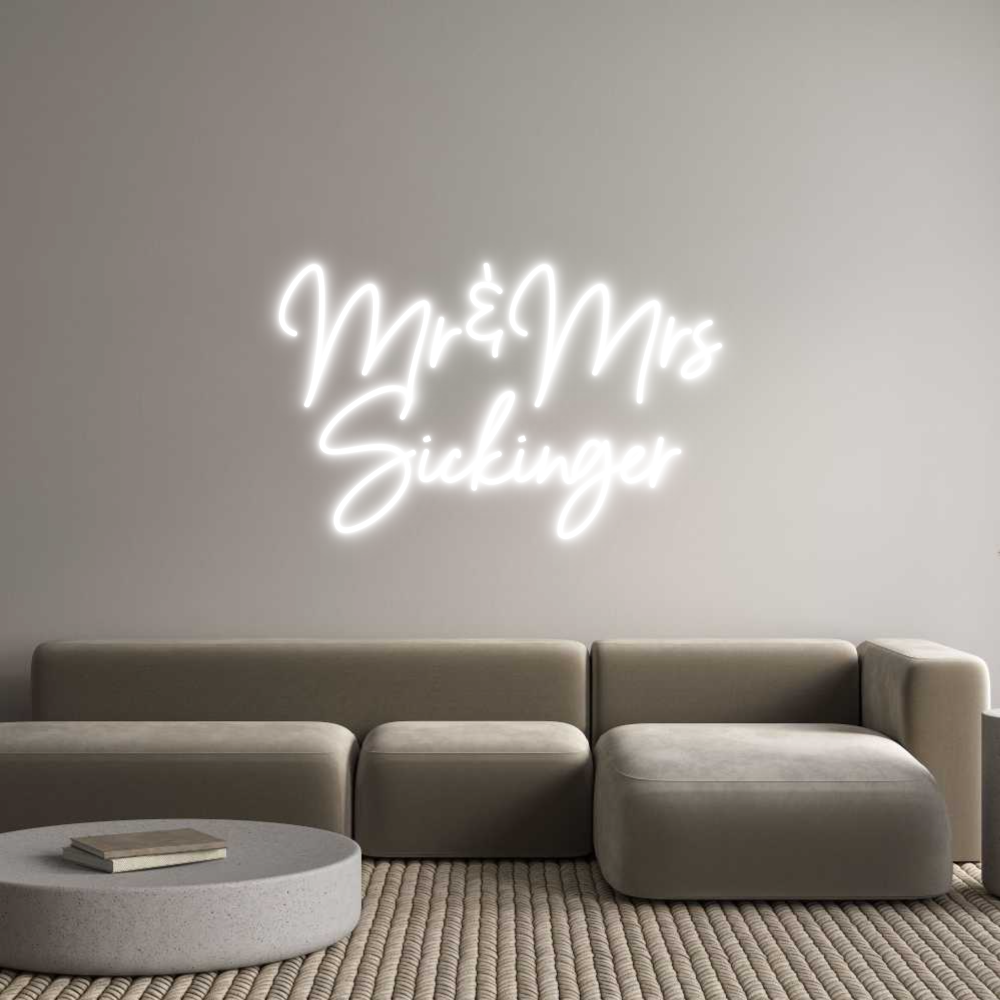 NEONSIGN: Mr&Mrs
Sicki...