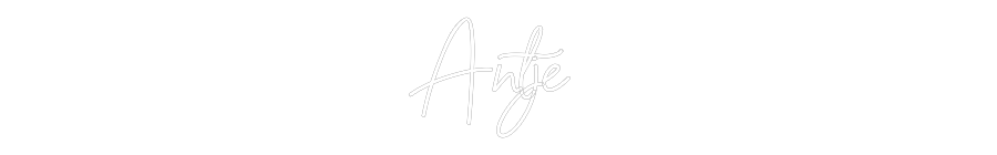 NEONSIGN: Antje