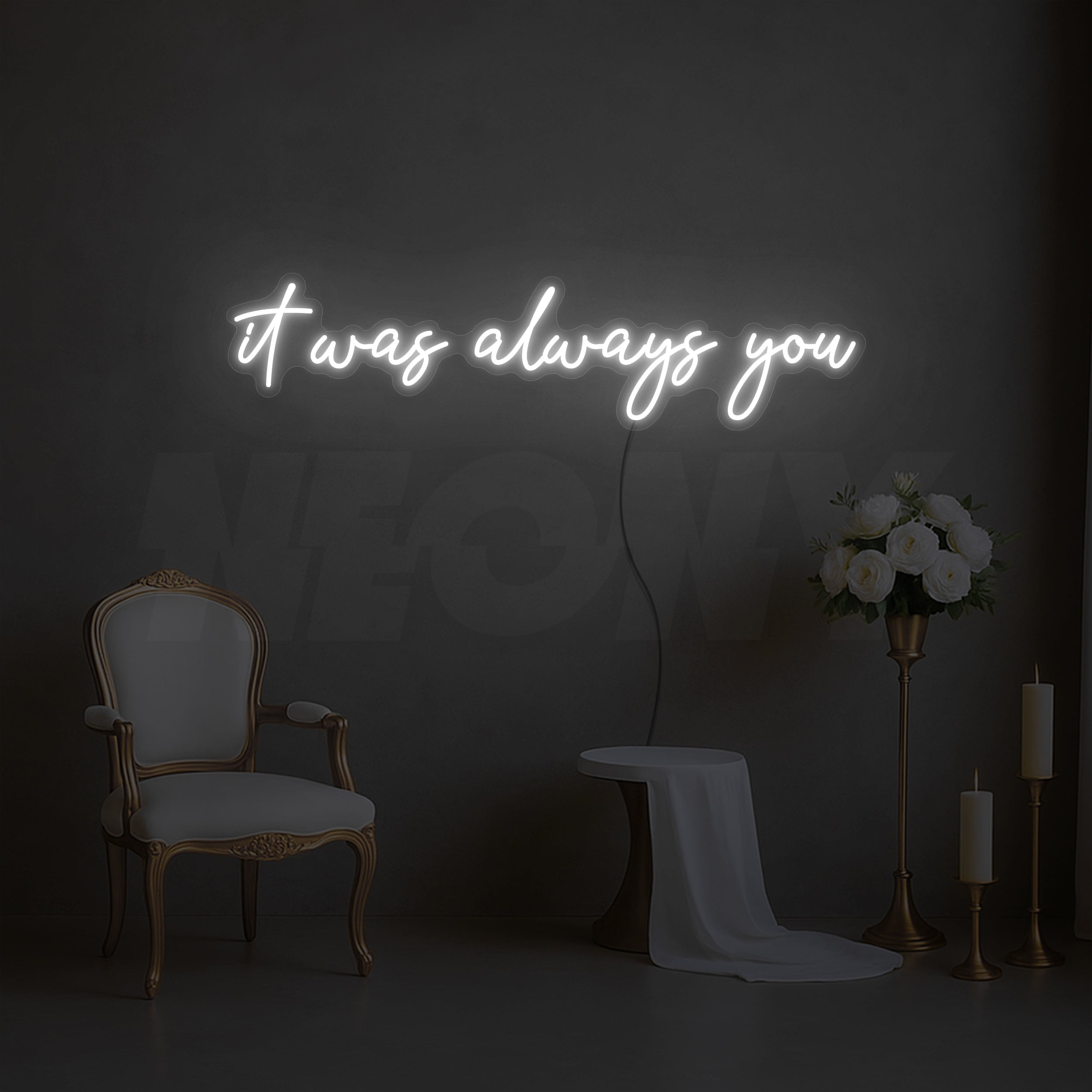 It was always you
