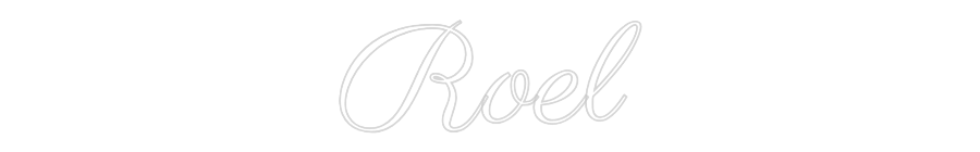 NEONSIGN: Roel