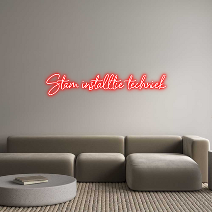 NEONSIGN: Stam installt...